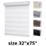 Joydeco No Drill Zebra Blinds for Windows, Cordles