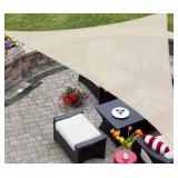 AsterOutdoor Sun Shade Sail Triangle 10' x 10' x 1