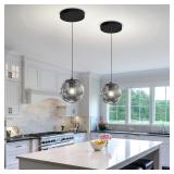 ykolupty 1-Light Black Pendant Light Fixtures Mode