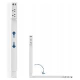 Electrical Outlet Extender with 2 AC Outlets, 2 US