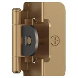 Amerock BPR8704CZ | Cabinet Hinge | 1/2 inch (13 m