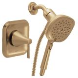 Moen Ronan Bronzed Gold Single-Handle Modern Showe