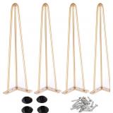 Osring 32 Inch Hairpin Table Legs with 1/2' Dia 3-