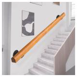 Wooden Handrails, 1-20ft Non-Slip Staircase Handra