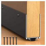 Aluminum Door Draft Stopper, 1-3/4 x 36 Weather St