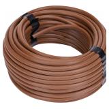 Raindrip R257BRVT 1/4' x 50' Brown Vinyl Tubing