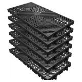 Heavy Duty Plastic Pallets - 6pcs Lightweight Wate