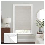 No Drill Cordless Roman Shades for Windows No Tool
