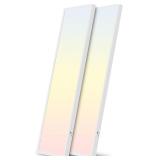 hykolity 1x4 FT LED Flat Panel Selectable CCT Flus