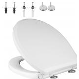 Universal Elongated Toilet Seat with Softclose Cov