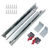 Undermount Concealed Soft Close Drawer Slides 12in
