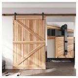 EaseLife 10 FT Heavy Duty Sliding Barn Door Hardwa