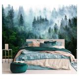 Misty Forest Wallpaper Peel and Stick Foggy Forest