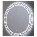 Round LED Mirror Wall Mirrors with Touch Sensor t