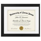 Americanflat 11x14 Diploma Frame with Shatter-Resi