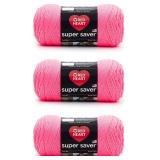 Red Heart Super Saver Pretty N' Pink, 3 Pack of 7o