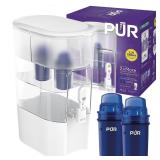 PUR XL 44-Cup Water Filter Dispenser with 2 Genuin