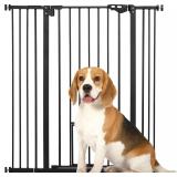 PawHut 29'-40' Wide Dog Gate with Cat Door, 41' H