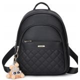 BAGOK Mini Leather Backpack Purse for Women, Small
