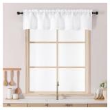Chyhomenyc White Valance for Windows - Light Filte