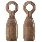 Bloomingville Brown Acacia Wood Salt & Pepper Mill