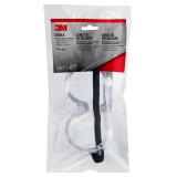 3M Goggle Chemical Splash, Impact-Resistant, Block