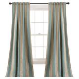 Lush Decor Julia Stripe Curtains | Room Darkening