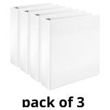 Amazon Basics 3 Ring Binder with 2 Inch D-Ring and