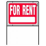 For Sale Real Estate Sign with Metal Frame - 24' x