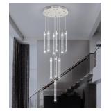 10-Light Long Large Modern Led Crystal Chandeliers
