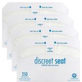 Hospeco Discreet TSC Half Fold 4/250 White Toilet