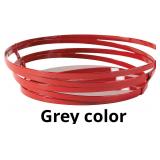 G.E.T. WB-972-R 9 x 7 Oval Red Powder Coated Metal