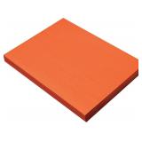 SunWorks Construction Paper, 9'X12', Orange, 100 S