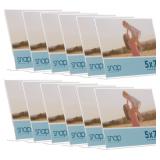 Snap Horizontal Acrylic Frame (Set of 12), 7x5-Inc