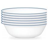 Corelle 6-Piece 18oz Round Bowls Vitrelle Triple L