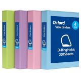 Oxford 3 Ring Binders, Binders for School and Offi