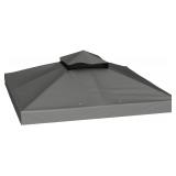 Outsunny 10' x 10' Gazebo Replacement Canopy Cover