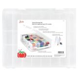 Dritz Thread Storage Box 13X10X3, Transparent