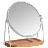 Amazon Basics Vanity Mirror with Rectangle Bamboo
