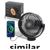 Magnetic Cruise Fan with 12000mAh Battery - Portab