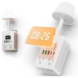 Surge Protector Power Strip Tower with LED Desk La