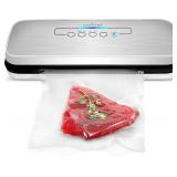 AZPKVS18SL Vacuum Sealer with Wine Stopper Silver,