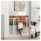 PawHut 30'-41' Extra Wide Pet Gate Barrier with Sm