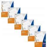 White Insertable Dividers - Gold Reinforced