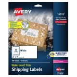 Avery WeatherProof Labels for Laser Printers, 2 x