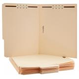Amazon Basics Manila File Folders with Fasteners,