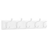 SONGMICS Wall-Mounted Coat Rack, Hook Rack, 5 Dual
