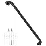 Matte Black Grab Bar 32 Inch, iHansee Anti-Slip Ba