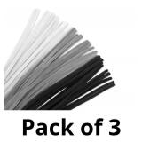 Colorful Fuzzy Craft Sticks Pipe Cleaners - 40 Cou