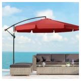 Outsunny 11FT Cantilever Patio Umbrella with Offse